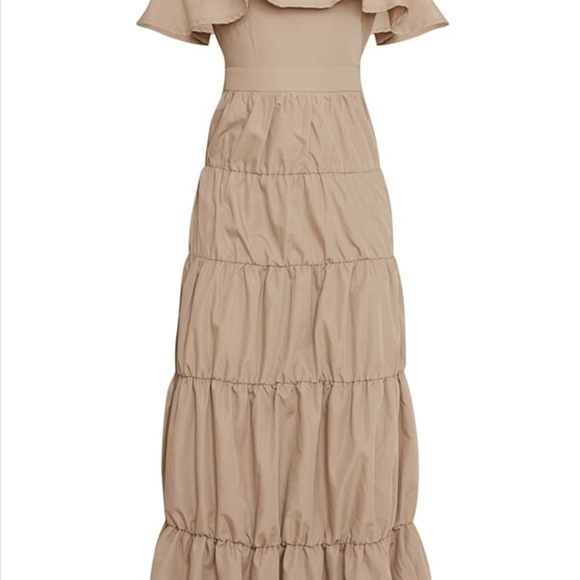 Off the shoulder Tiered Maxi Dress - tall - Picture 5 of 12